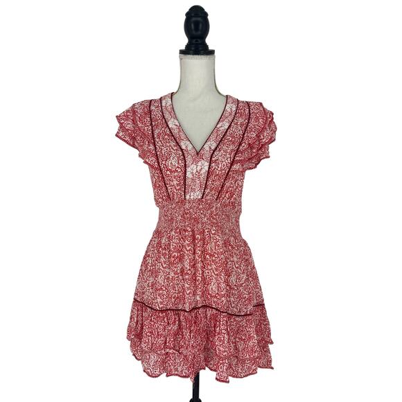 Poupette St. Barth Camila Ruffled Mini Dress - Picture 2 of 12